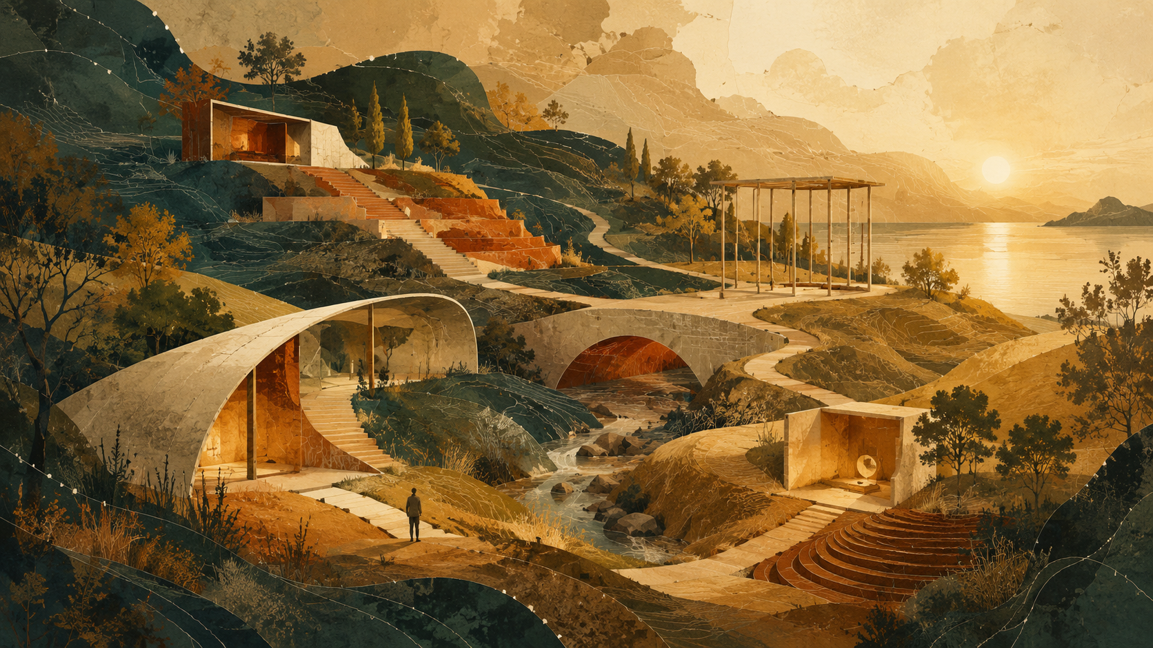 Arquitetura orgânica construída a partir de uma realidade específica